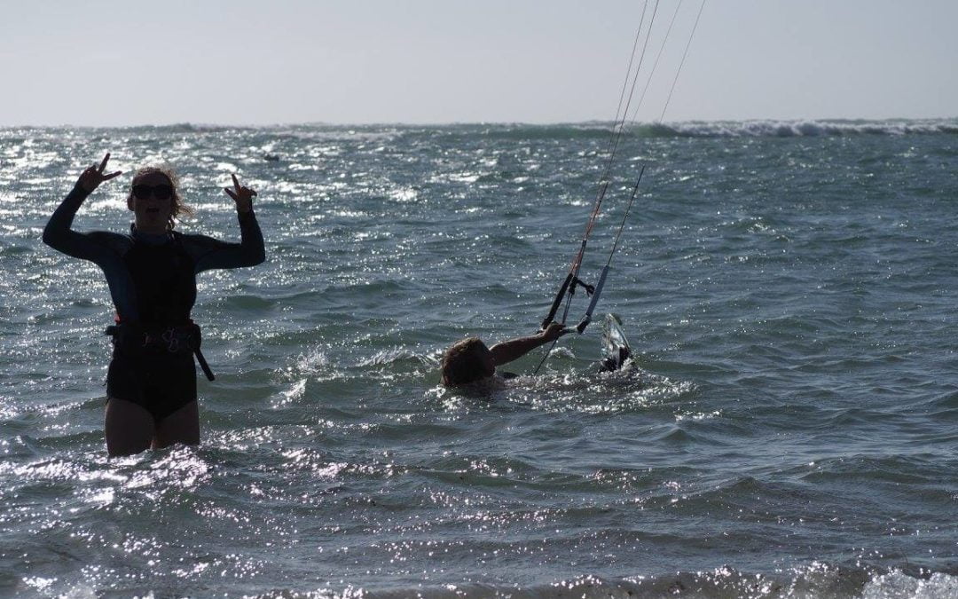 Leaning how to kitesurf – in Auckland, New Zealand